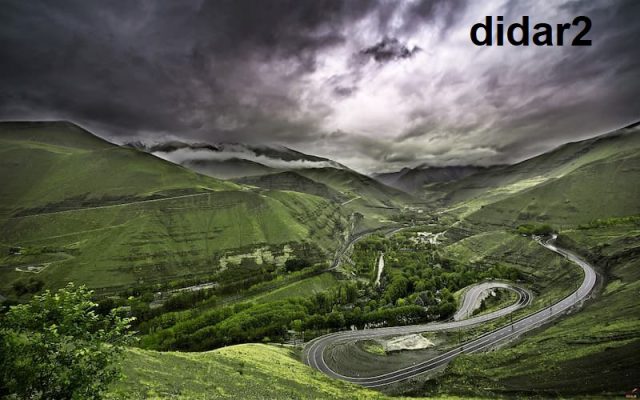 جاده هراز یکی از مکان های گردشگری مازندران