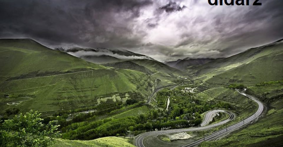 جاده هراز یکی از مکان های گردشگری مازندران